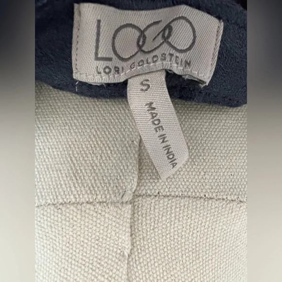 Lori Goldstein Lagenlook Dark Grey Drape Vest Size Small - Picture 6 of 8